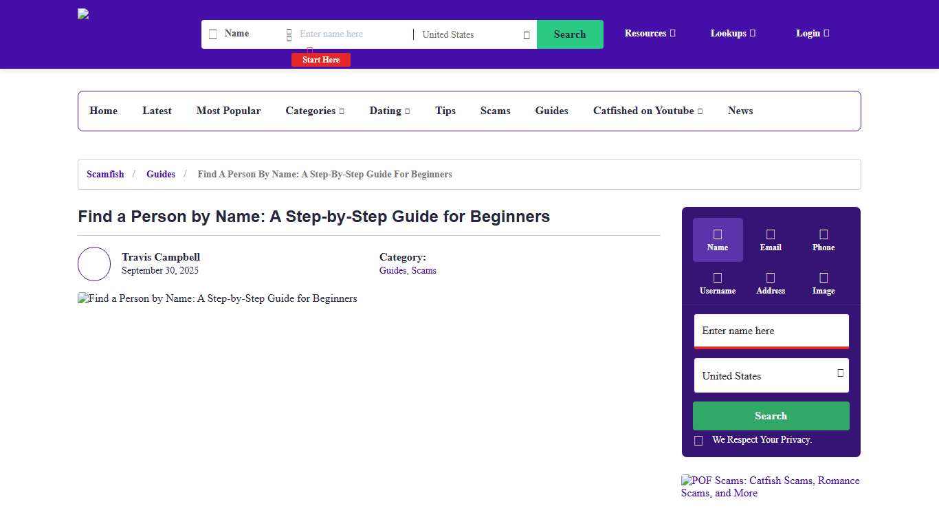 Find a Person by Name: A Step-by-Step Guide for Beginners | Social Catfish